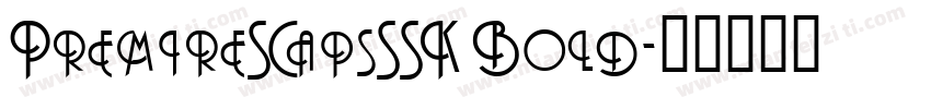 PremireSCapsSSK Bold字体转换